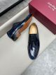 Ferragamo Man Black and blue Calfskin Business Leather Shoes 0428118 (3)_th.jpg